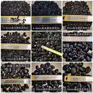 Chuina Black Polished Cobbles Stone & Paving Stone